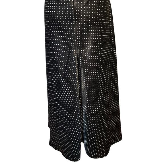 A.P.N.Y. II Dress SZ 20W Black White Polka Dots Babydoll Halter Flared Party - Picture 4 of 8